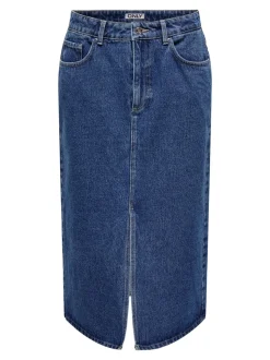 ONLBIANCA Denim Denimskjørt Midiskjørt