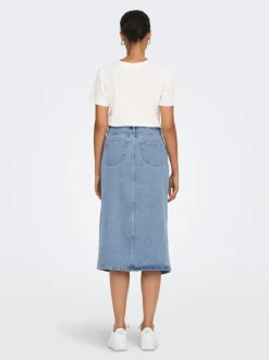 ONLBIANCA Denim Denimskjørt Midiskjørt