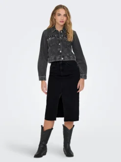 ONLBIANCA Denim Denimskjørt Midiskjørt