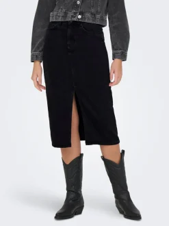 ONLBIANCA Denim Denimskjørt Midiskjørt