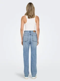 ONLBILLIE Høy midje Straight Fit Jeans