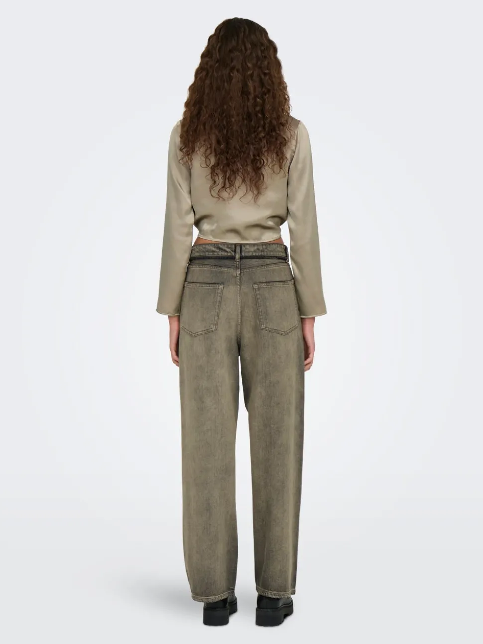 ONLBLEECKER Middels høy midje Loose fit Jeans