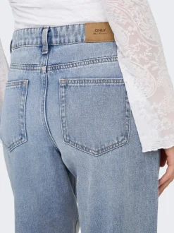 ONLBLISS Middels høy midje Wide Leg Fit Jeans