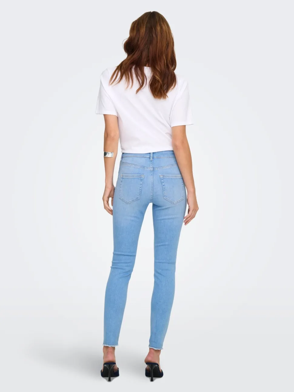 ONLBLUSH Høy midje Skinny Fit Ankellengde Jeans