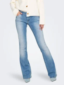 ONLBLUSH Lav midje Flared Fit Jeans