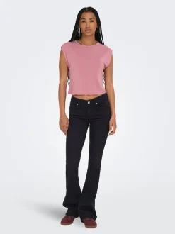 ONLBLUSH Lav midje Flared Fit Jeans