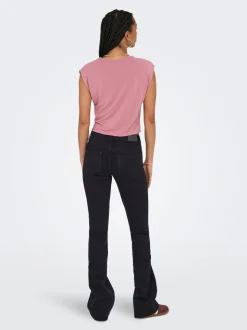 ONLBLUSH Lav midje Flared Fit Jeans