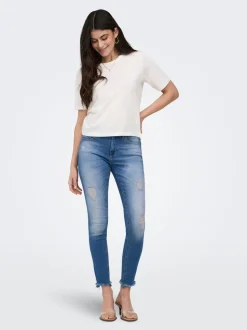 ONLBLUSH Middels høy midje Skinny Fit Ankellengde Jeans