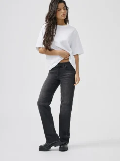 ONLBLUSH Middels høy midje Straight Fit Jeans