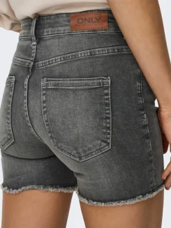 ONLBLUSH Middels høy midje Regular Fit Denimshorts