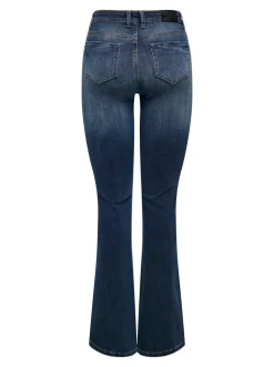 ONLBLUSH Middels høy midje Flared Fit Jeans