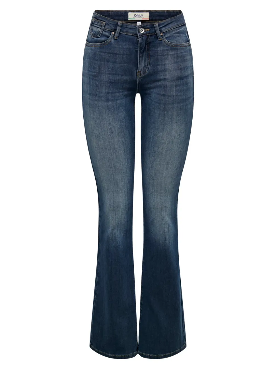 ONLBLUSH Middels høy midje Flared Fit Jeans