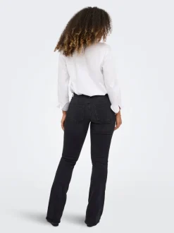 ONLBLUSH Middels høy midje Flared Fit Jeans