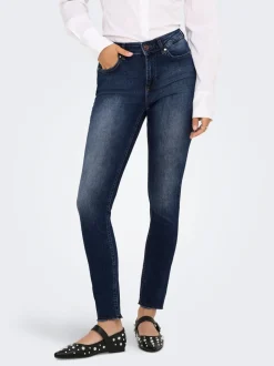 ONLBLUSH Middels høy midje Skinny Fit Ankellengde Jeans