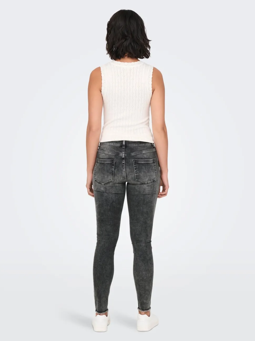 ONLBLUSH Middels høy midje Skinny Fit Ankellengde Jeans