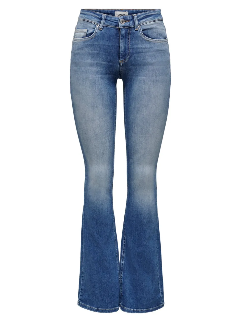 ONLBLUSH Middels høy midje Flared Fit Jeans
