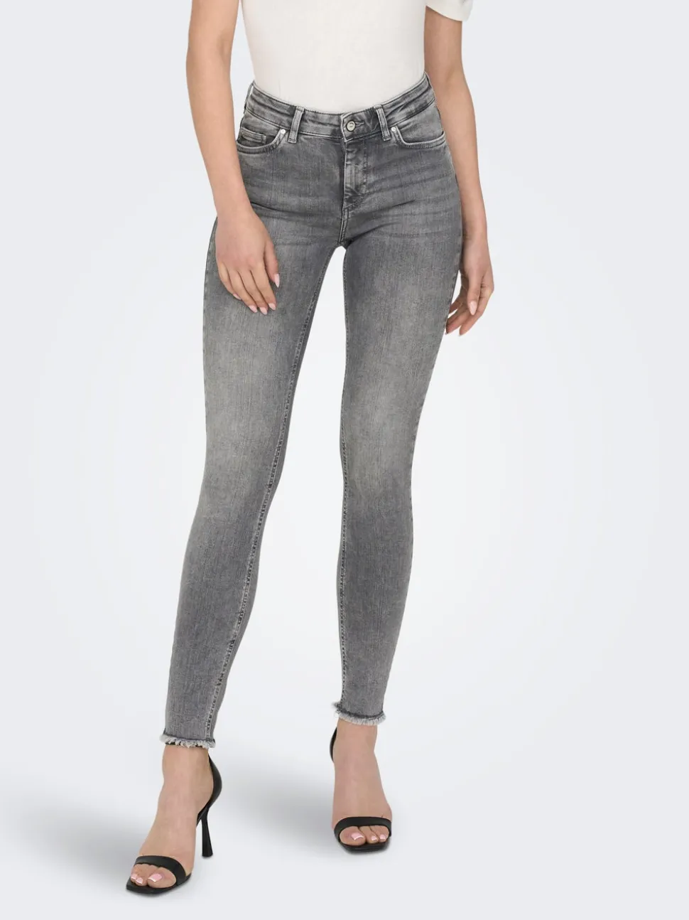ONLBLUSH Middels høy midje Skinny Fit Ankellengde Jeans