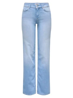 ONLBLUSH Middels høy midje Straight Fit Jeans