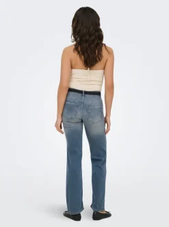 ONLBLUSH Middels høy midje Straight Fit Jeans