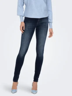 ONLBLUSH Middels høy midje Skinny Fit Jeans