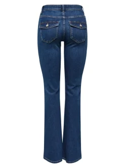 ONLBLUSH Middels høy midje Flared Fit Jeans