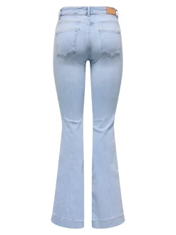 ONLBLUSH Middels høy midje Retro Flared Fit Jeans
