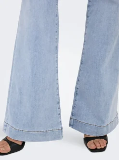 ONLBLUSH Middels høy midje Retro Flared Fit Jeans