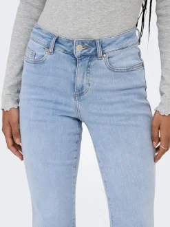 ONLBLUSH Middels høy midje Retro Flared Fit Jeans