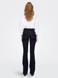ONLBLUSH Middels høy midje Flared Fit Jeans