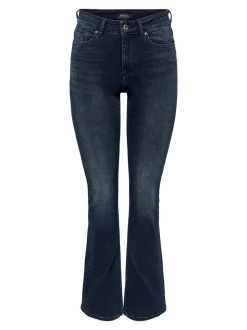 ONLBLUSH Middels høy midje Flared Fit Jeans