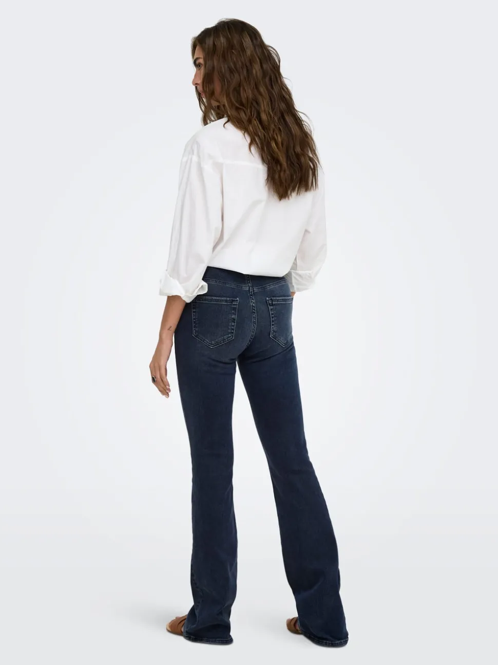 ONLBLUSH Middels høy midje Flared Fit Jeans