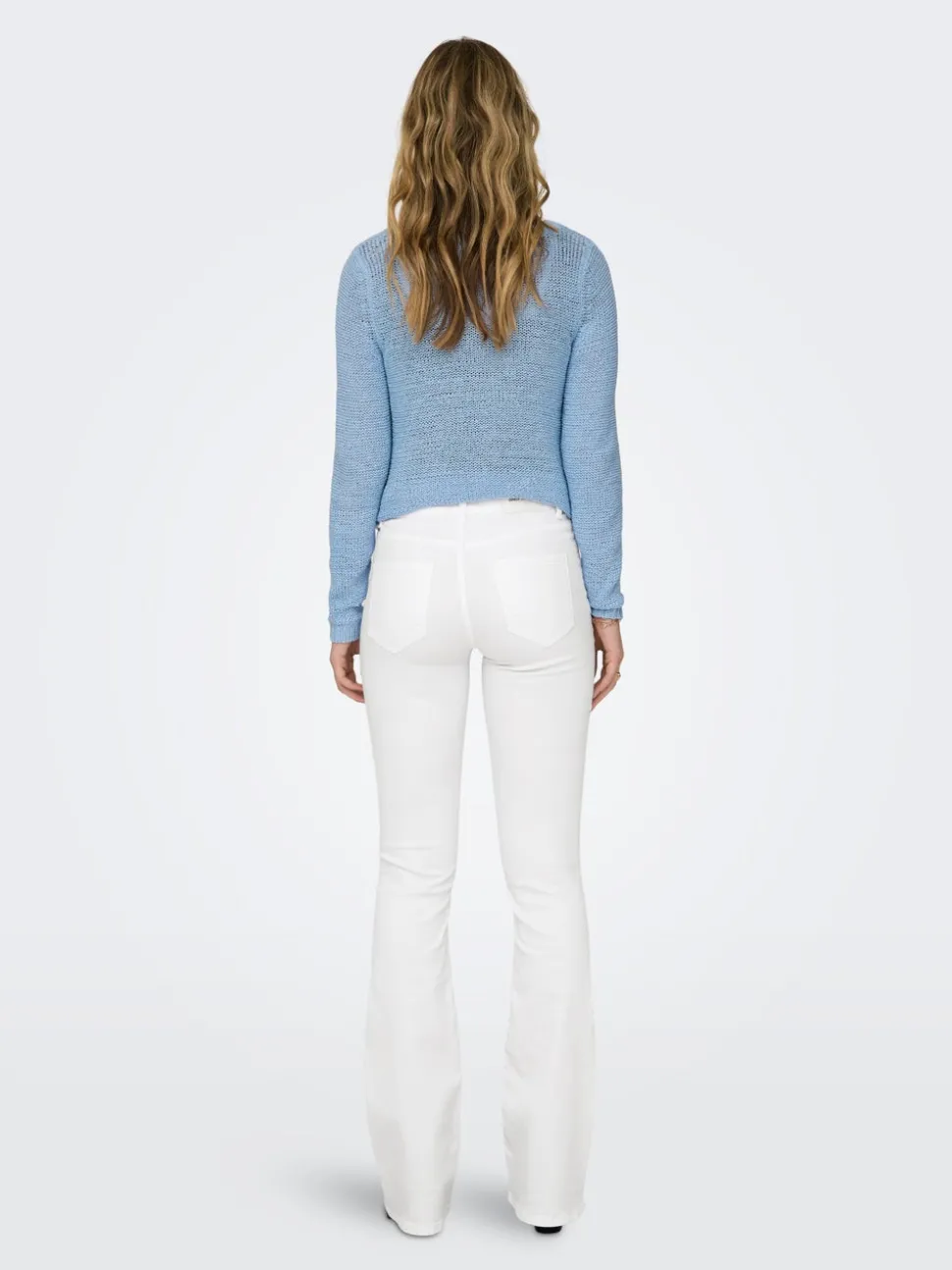 ONLBLUSH Middels høy midje Flared Fit Jeans