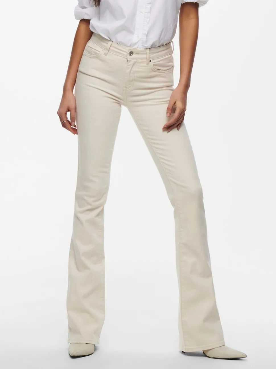 ONLBLUSH Middels høy midje Flared Fit Jeans