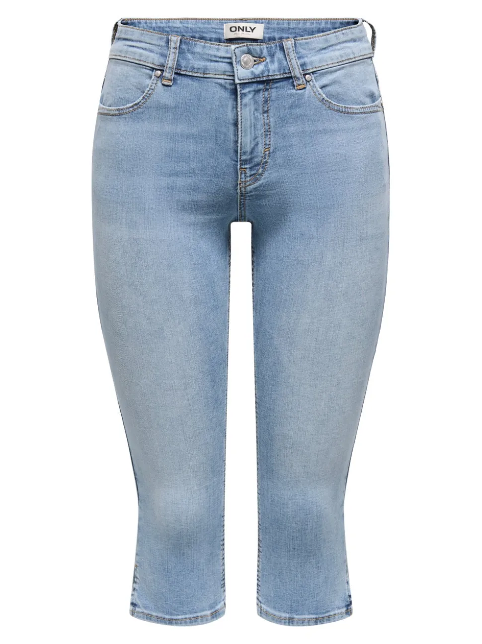 ONLBLUSH Middels høy midje Skinny Fit capri Denimshorts