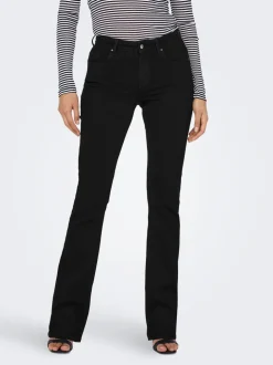 ONLBLUSH Middels høy midje Flared Fit Jeans