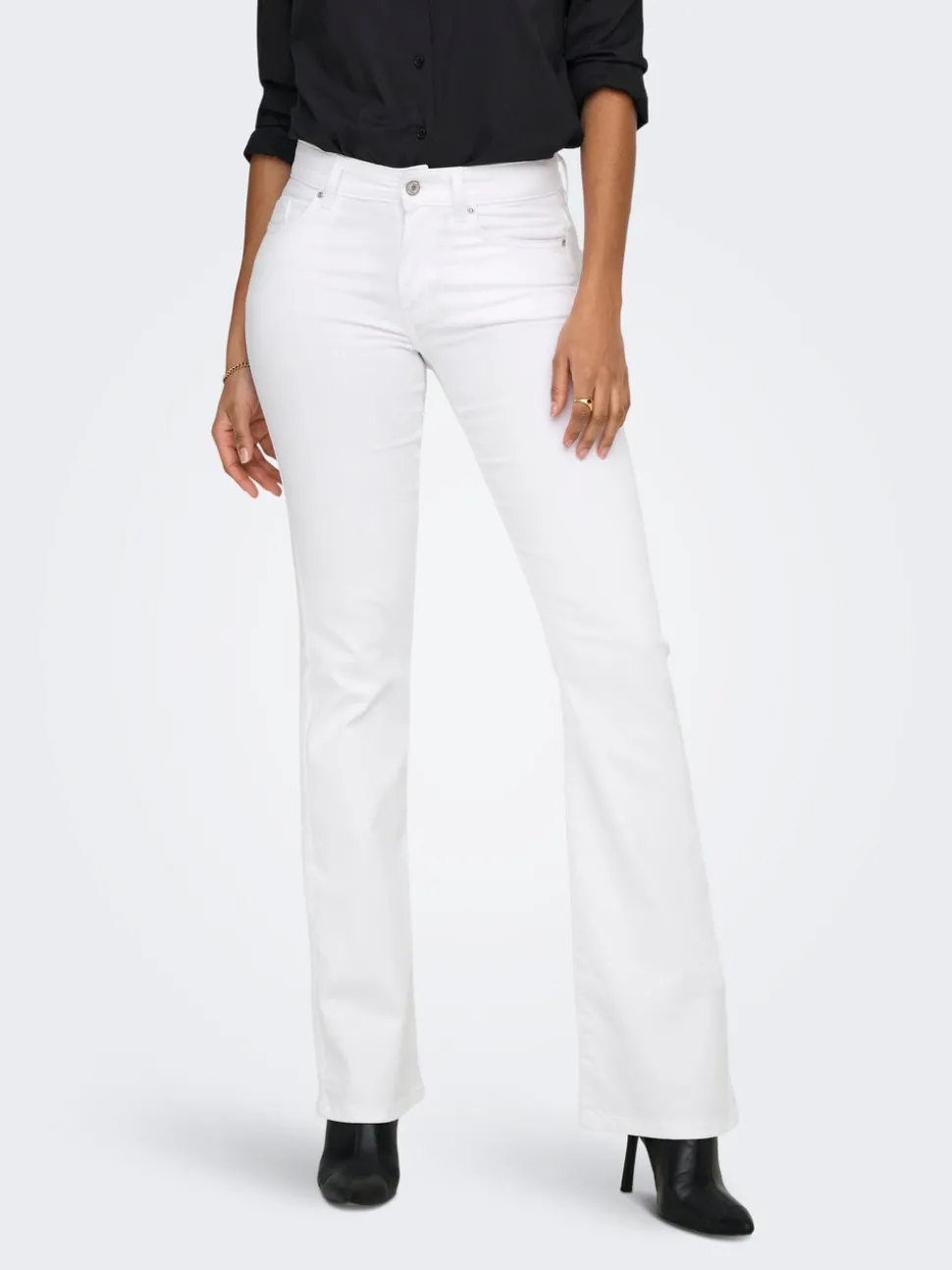 ONLBLUSH Middels høy midje Flared Fit Jeans