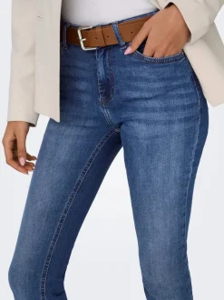 ONLBLUSH Middels høy midje Flared Fit Jeans