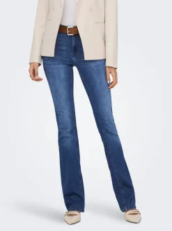 ONLBLUSH Middels høy midje Flared Fit Jeans