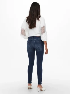 ONLBLUSH Middels høy midje Skinny Fit Ankellengde Jeans