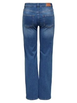 ONLBLUSH Middels høy midje Straight Fit Jeans