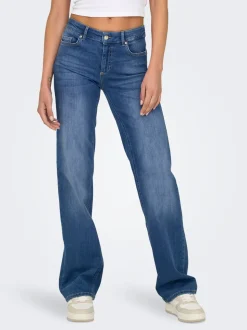 ONLBLUSH Middels høy midje Straight Fit Jeans