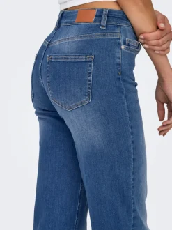 ONLBLUSH Middels høy midje Straight Fit Jeans