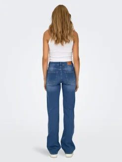 ONLBLUSH Middels høy midje Straight Fit Jeans