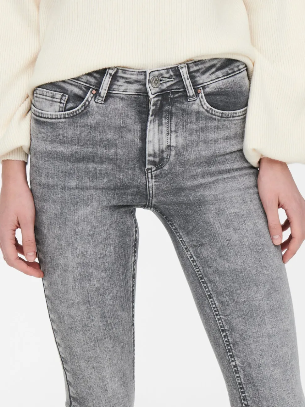ONLBLUSH Middels høy midje Skinny Fit Jeans