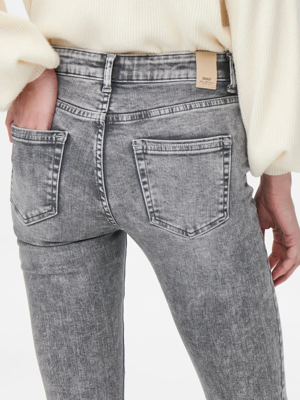 ONLBLUSH Middels høy midje Skinny Fit Jeans