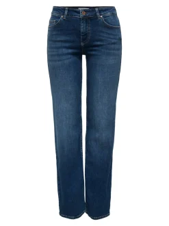 ONLBLUSH Middels høy midje Straight Fit Jeans