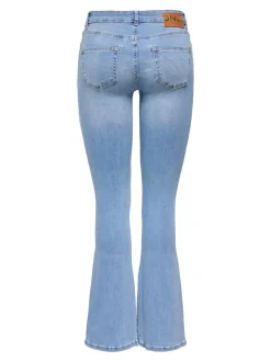 ONLBLUSH Middels høy midje Flared Fit Jeans