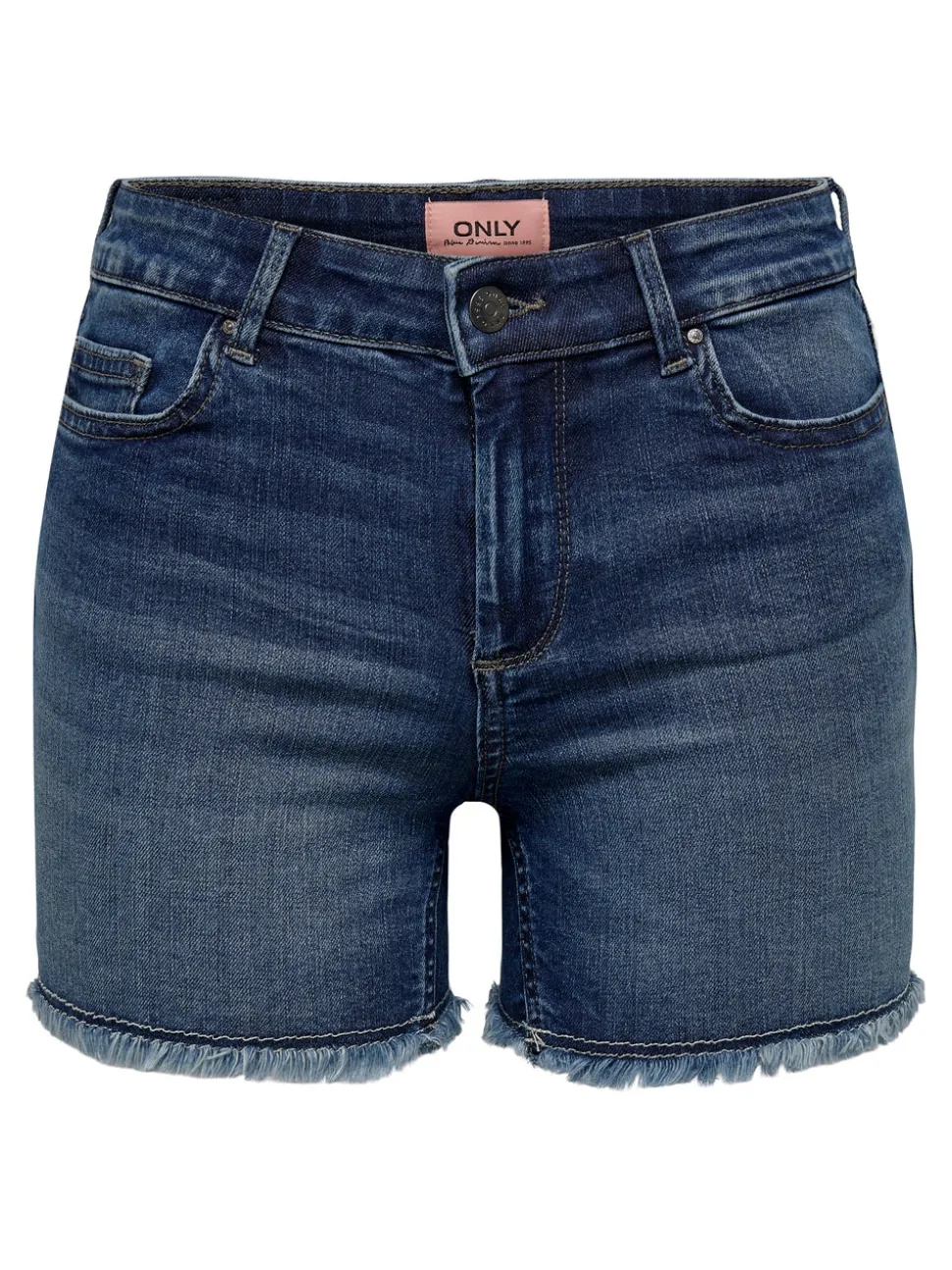 ONLBLUSH Middels høy midje Regular Fit Denimshorts