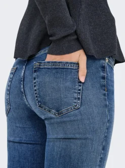 ONLBLUSH Middels høy midje Flared Fit Jeans