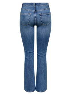 ONLBLUSH Middels høy midje Flared Fit Jeans